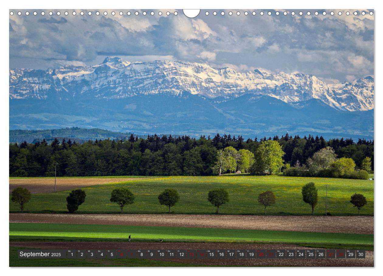 Bild: 9783435036530 | Alpen-Fernsichten von der Südwestalb und Oberen Donau (Wandkalender...