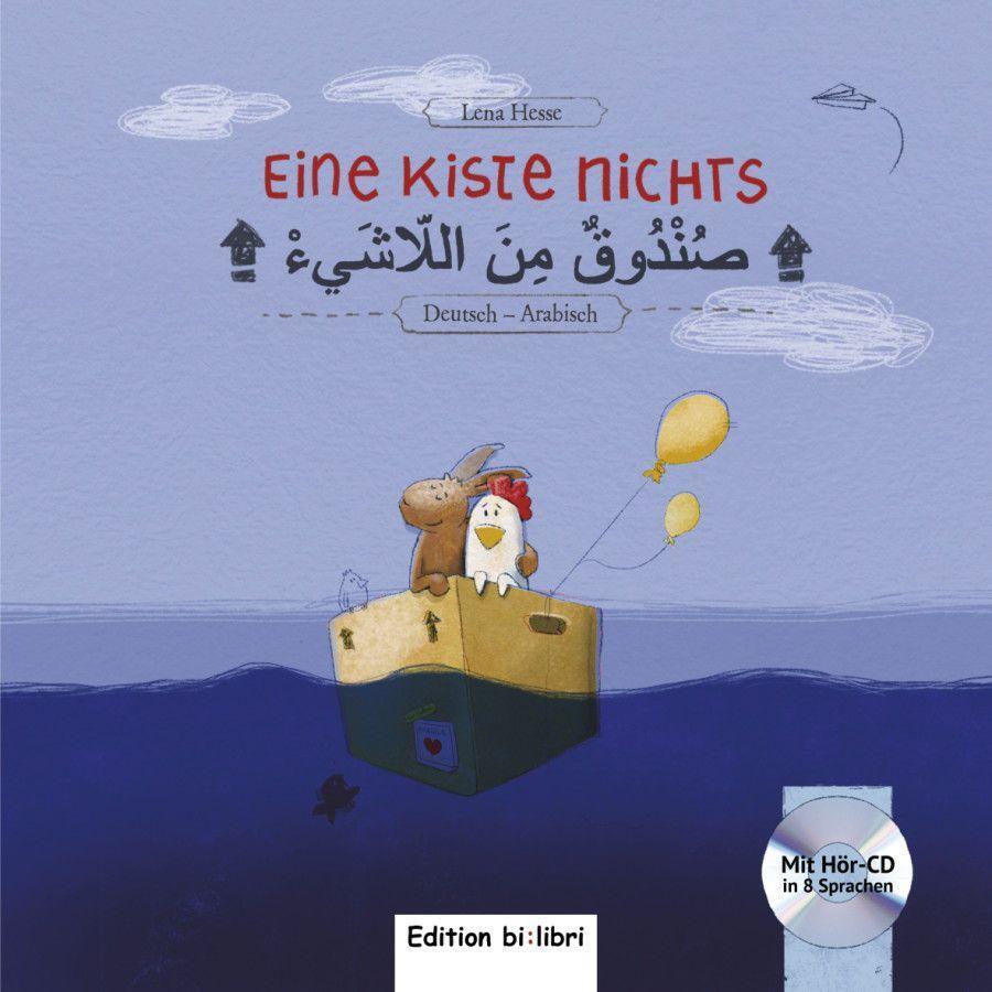 Cover: 9783190695980 | Eine Kiste Nichts. Kinderbuch Deutsch-Arabisch | mit Audio-CD | Hesse
