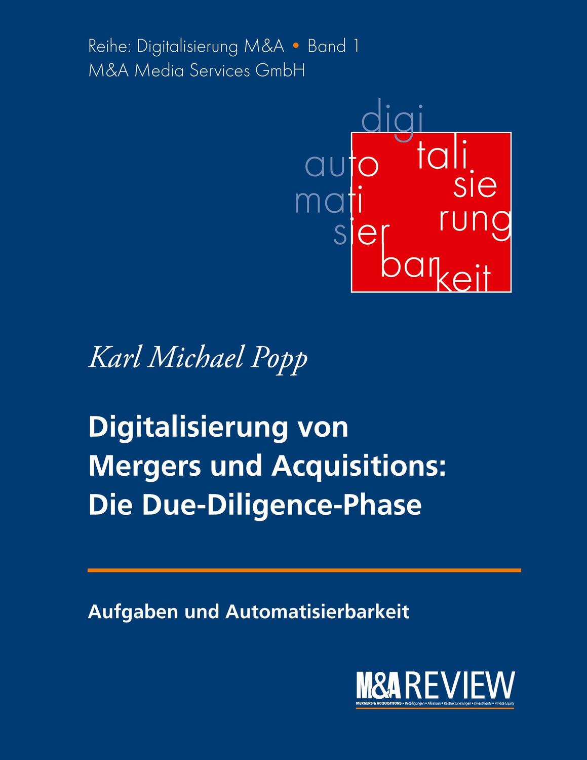 Cover: 9783751959230 | Grundlagen der Digitalisierung von Mergers und Acquisitions | Popp