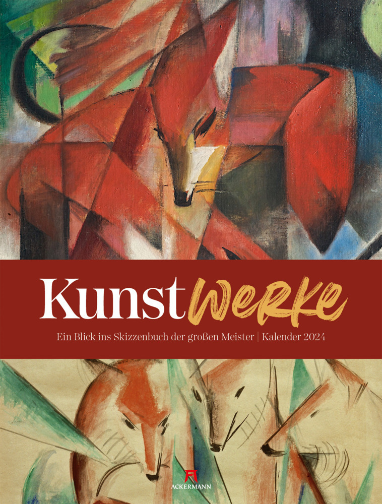 Cover: 9783838424675 | KunstWerke - Ein Blick ins Skizzenbuch der großen Meister Kalender...
