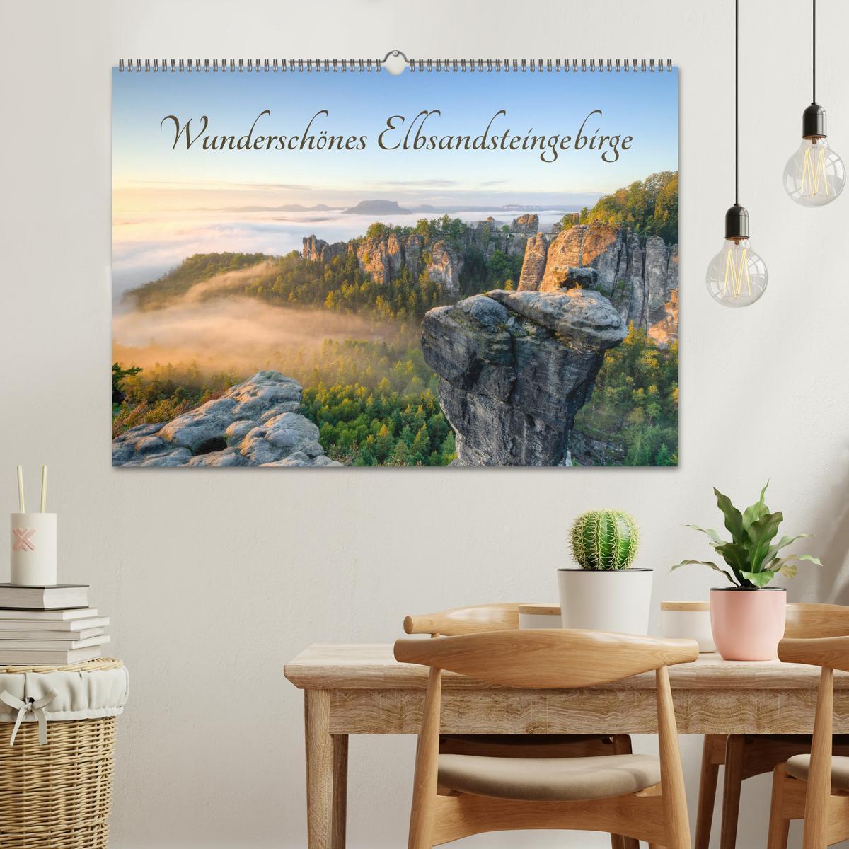 Bild: 9783435351138 | Wunderschönes Elbsandsteingebirge (Wandkalender 2025 DIN A2 quer),...