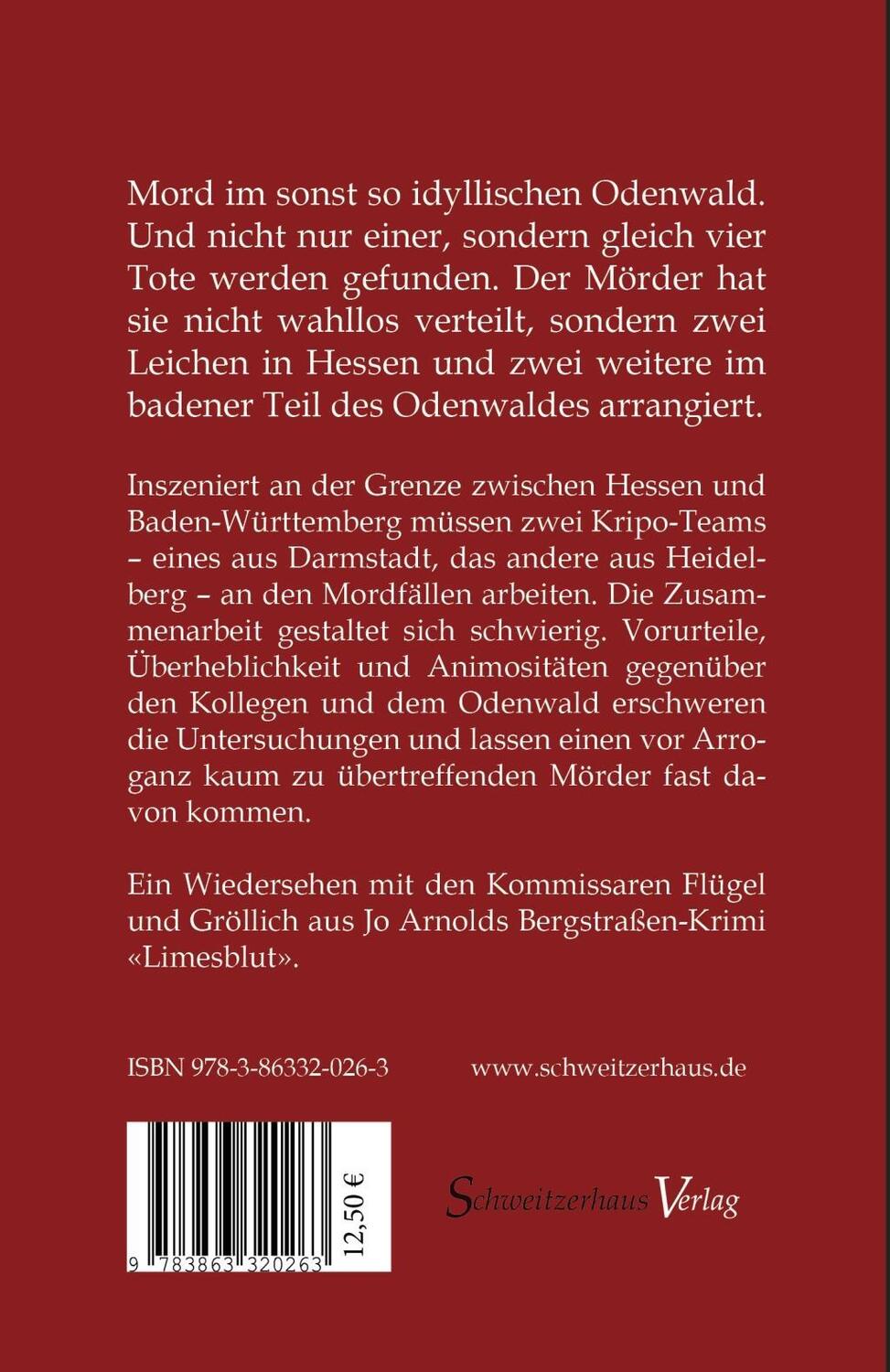 Bild: 9783863320225 | Odenwaldhölle | Jo Arnold | Taschenbuch | Paperback | Deutsch | 2018