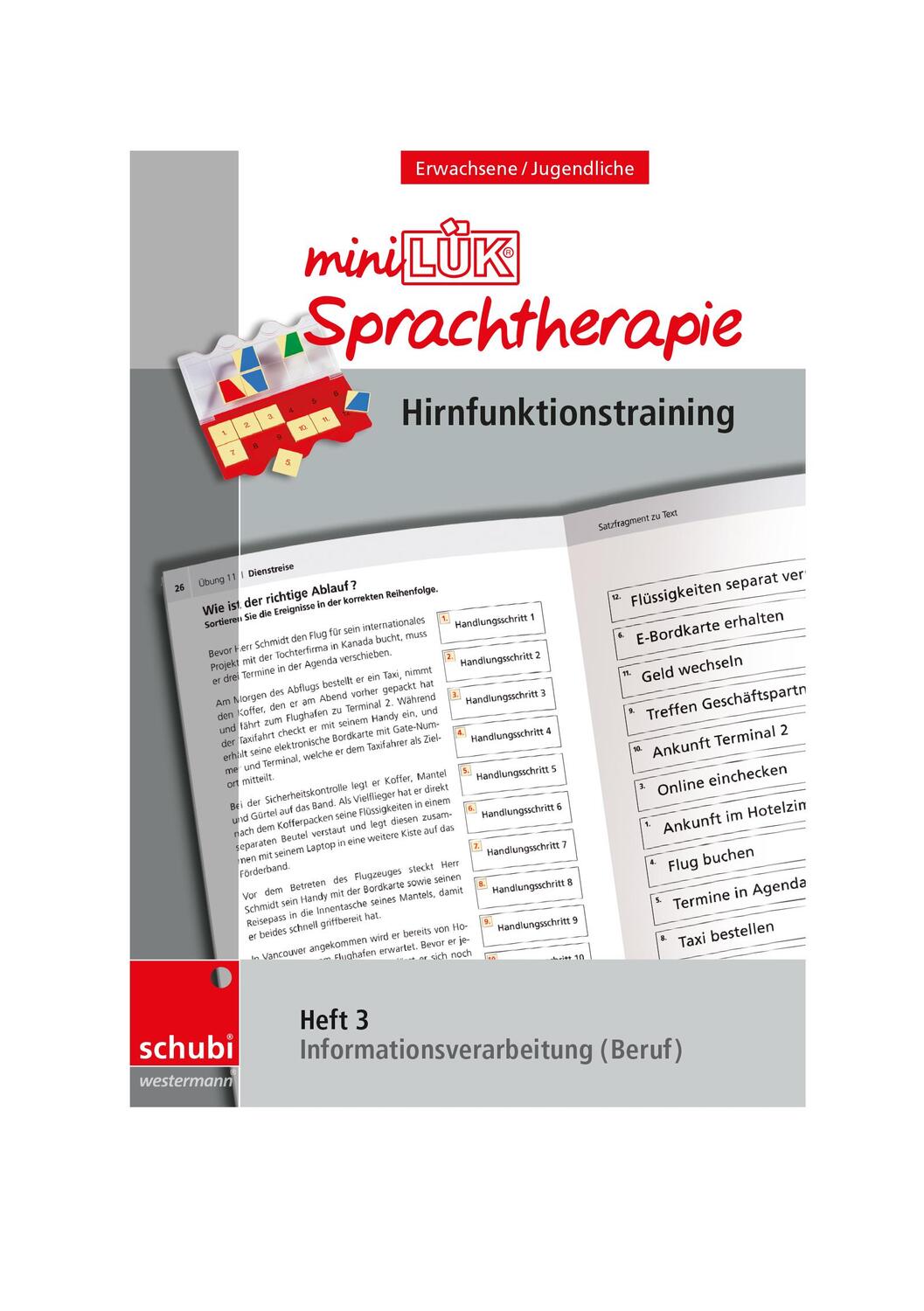 Cover: 9783867237086 | miniLÜK-Sprachtherapie Heft 3 - Hirnfunktionstraining | Broschüre