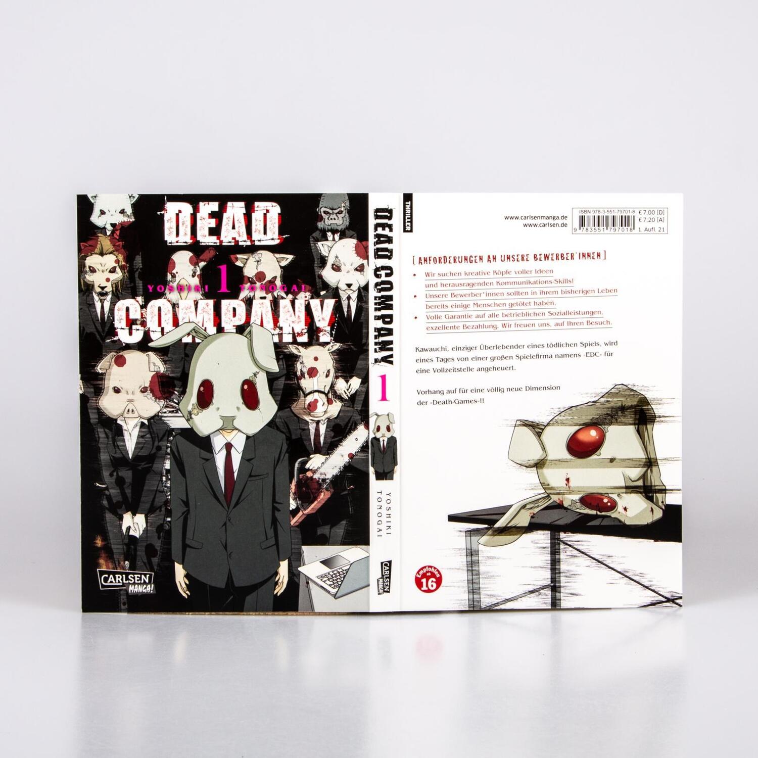 Bild: 9783551797018 | Dead Company 1 | Yoshiki Tonogai | Taschenbuch | Dead Company | 176 S.