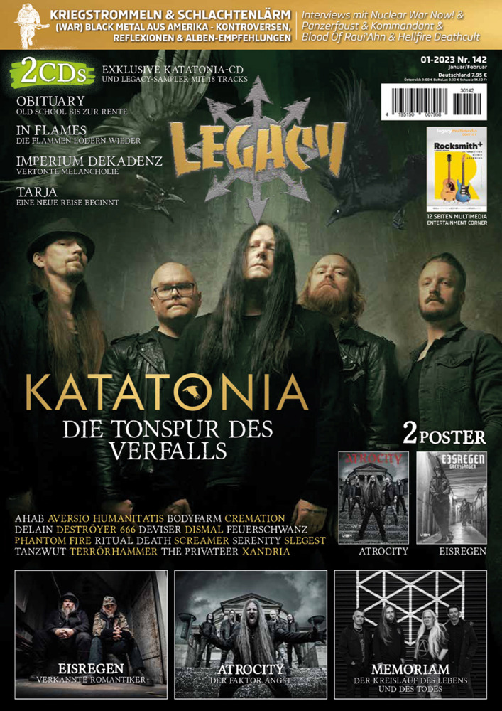 Cover: 9783959363815 | LEGACY MAGAZIN: THE VOICE FROM THE DARKSIDE | Ausgabe #142 (1/2023)