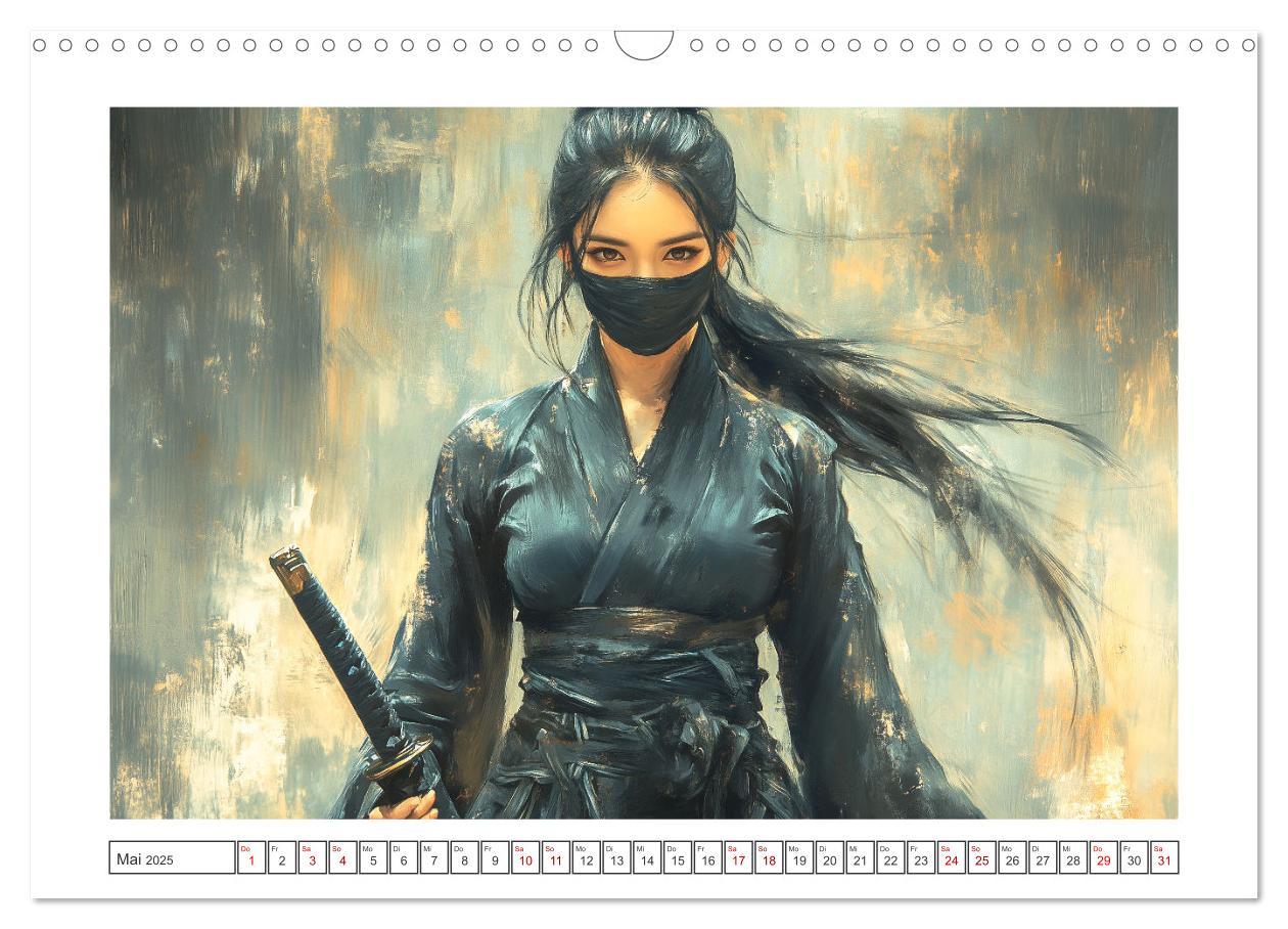 Bild: 9783457213032 | Mein Samurai (Wandkalender 2025 DIN A3 quer), CALVENDO Monatskalender