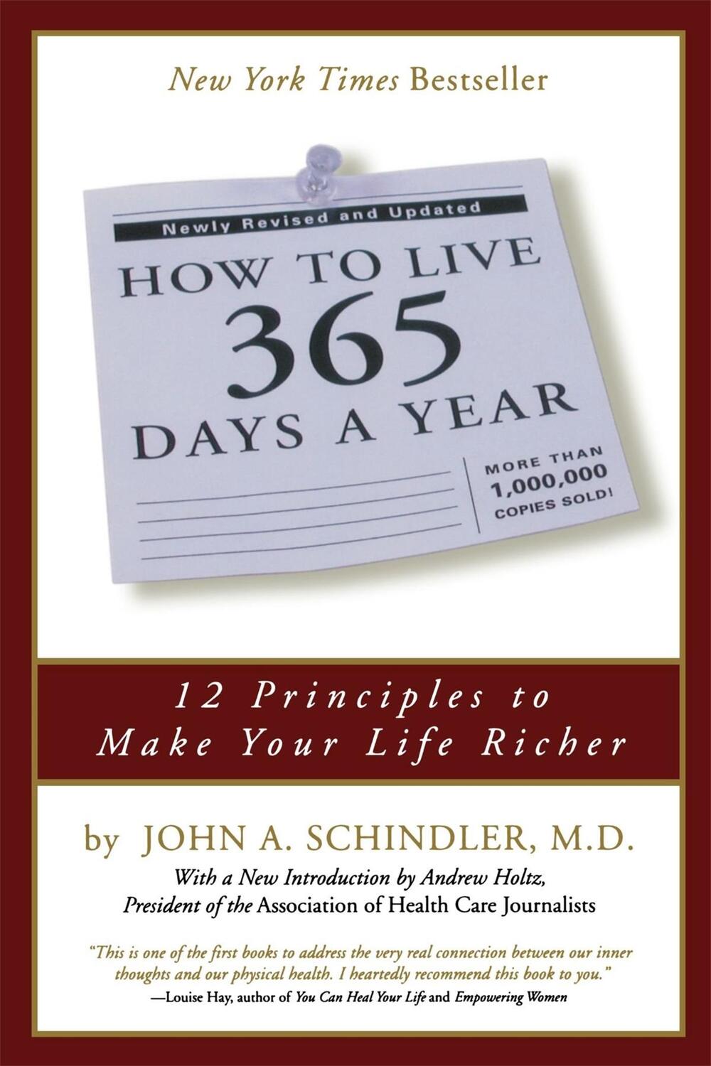 Cover: 9780762416950 | How To Live 365 Days A Year | John Schindler | Taschenbuch | Englisch