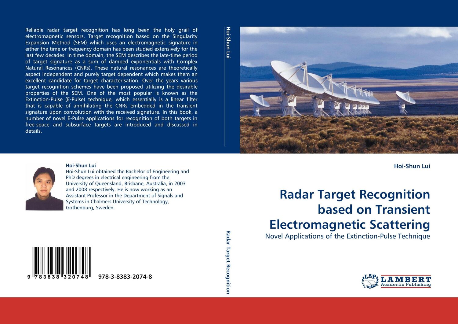 Cover: 9783838320748 | Radar Target Recognition based on Transient Electromagnetic Scattering