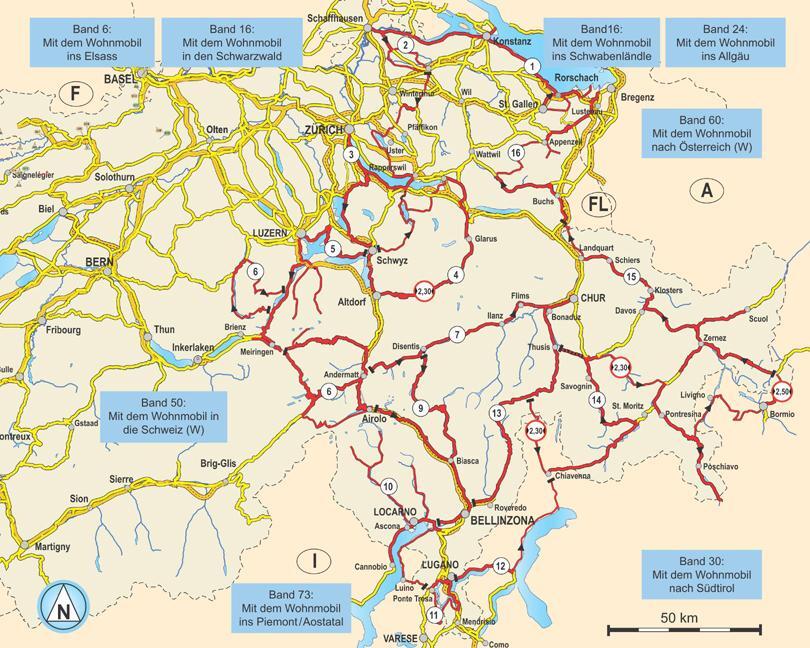 Bild: 9783869035154 | Mit dem Wohnmobil in die Schweiz. Teil 2: Der Osten | Holtkamp (u. a.)