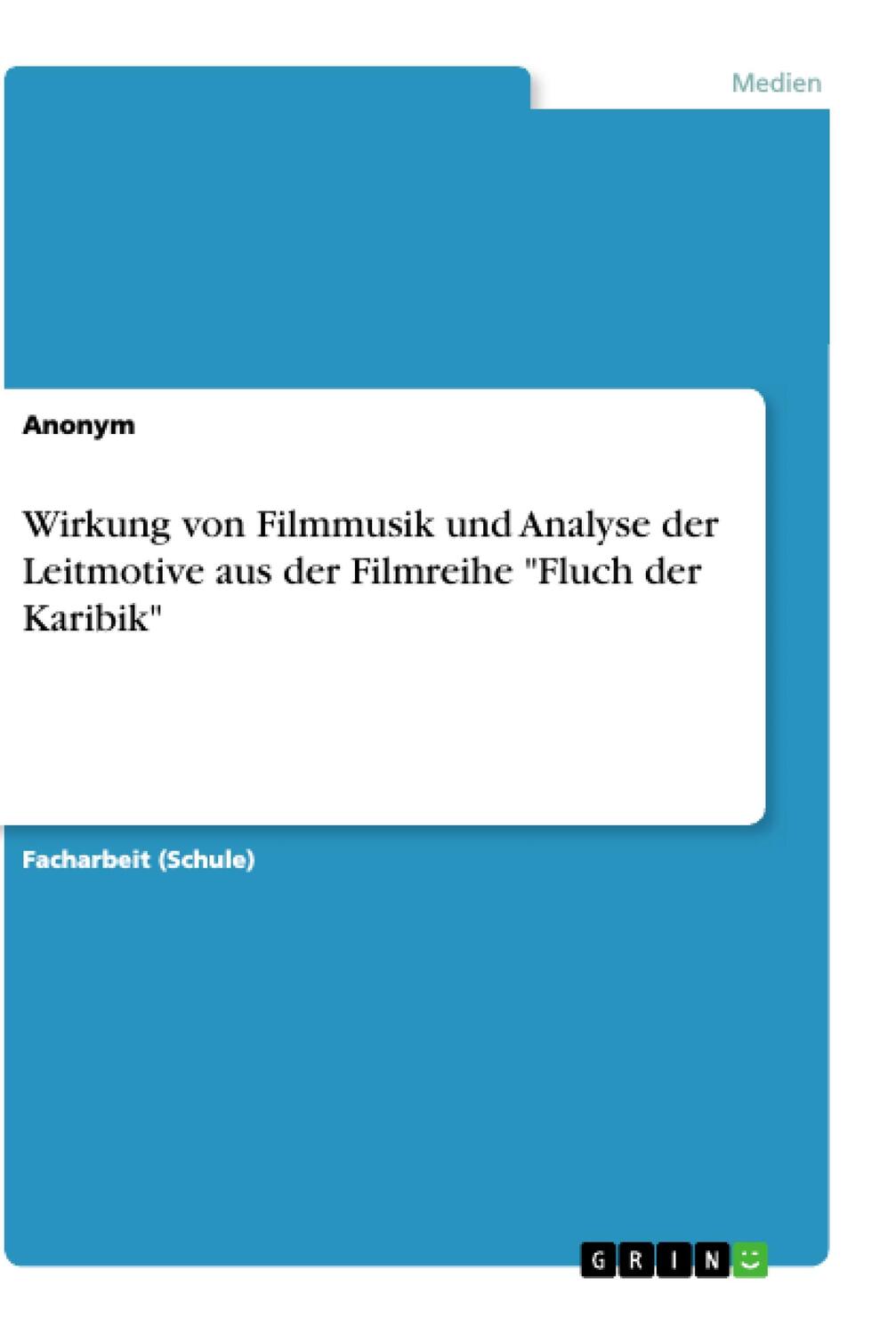 Cover: 9783346270986 | Wirkung von Filmmusik und Analyse der Leitmotive aus der Filmreihe...