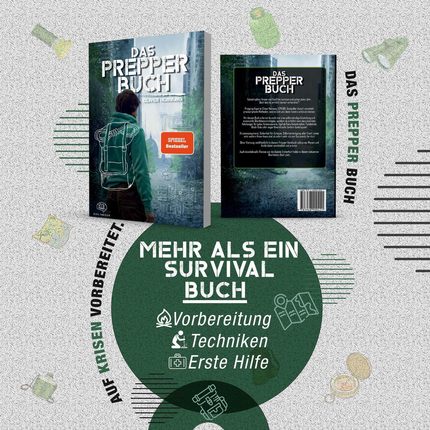 Bild: 9783968900421 | Das Prepper Buch für die perfekte Krisenvorsorge | Oliver Hornung | X