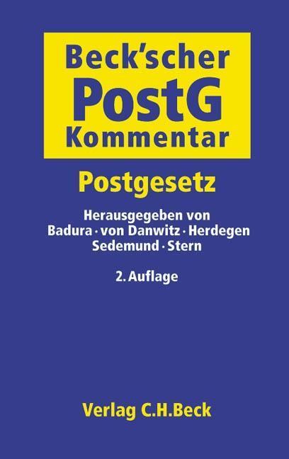 Cover: 9783406513855 | Beck'scher PostG-Kommentar | Rechtsstand: Juni 2003 | Buch | XIX