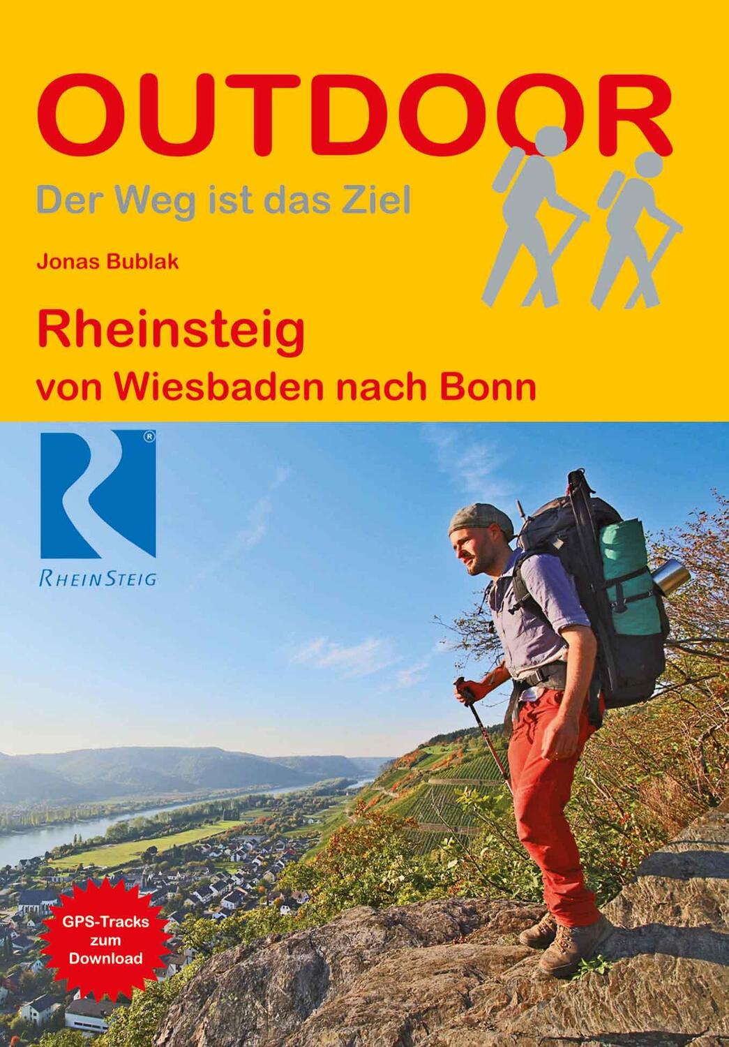Cover: 9783866866973 | Rheinsteig | von Wiesbaden nach Bonn | Jonas Bublak | Taschenbuch