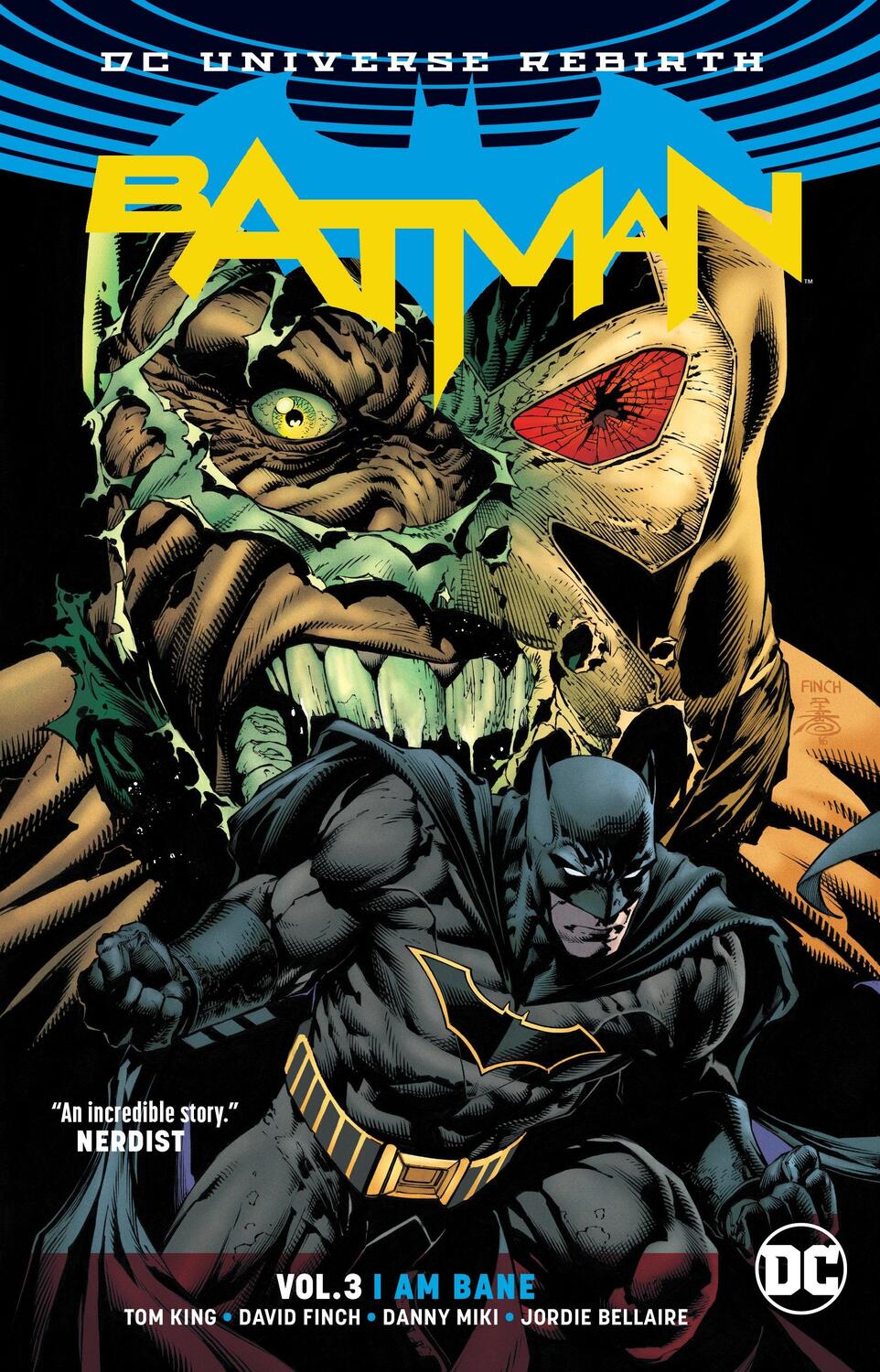 Cover: 9781401271312 | Batman Vol. 3: I Am Bane (Rebirth) | Tom King | Taschenbuch | Batman