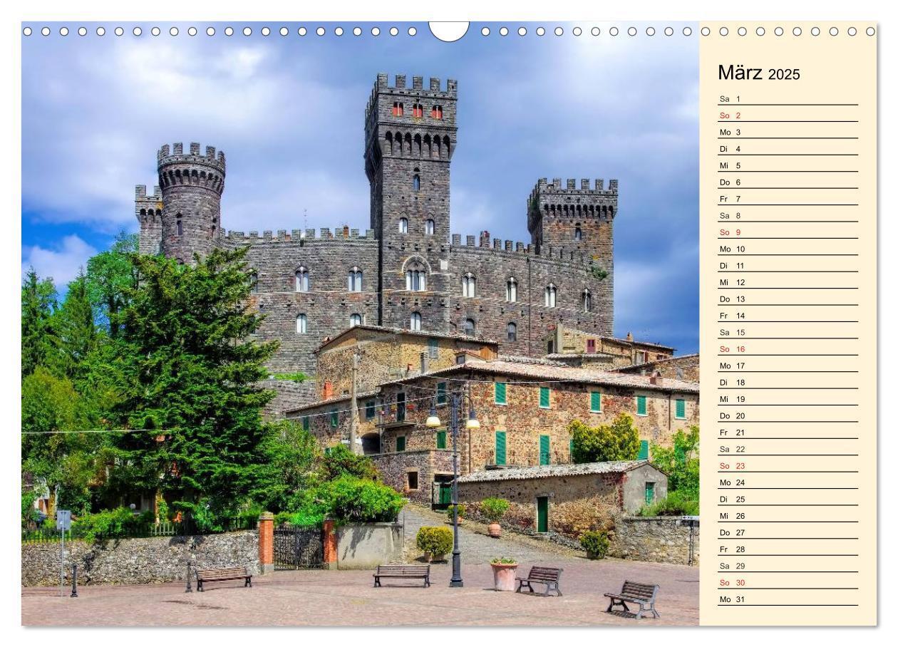 Bild: 9783435507757 | Burgen in Italien (Wandkalender 2025 DIN A3 quer), CALVENDO...