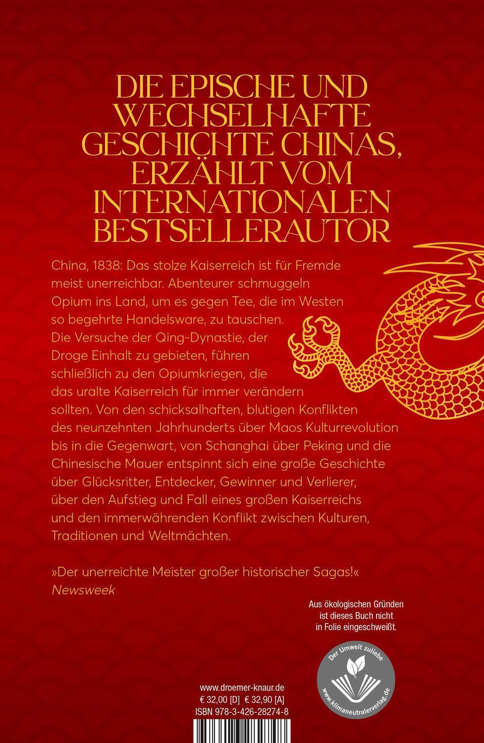 Rückseite: 9783426282748 | Das Reich der Mitte | Der große China-Roman | Edward Rutherfurd | Buch