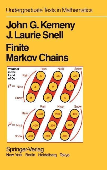 Cover: 9780387901923 | Finite Markov Chains | J. Laurie Snell (u. a.) | Buch | xii | Englisch