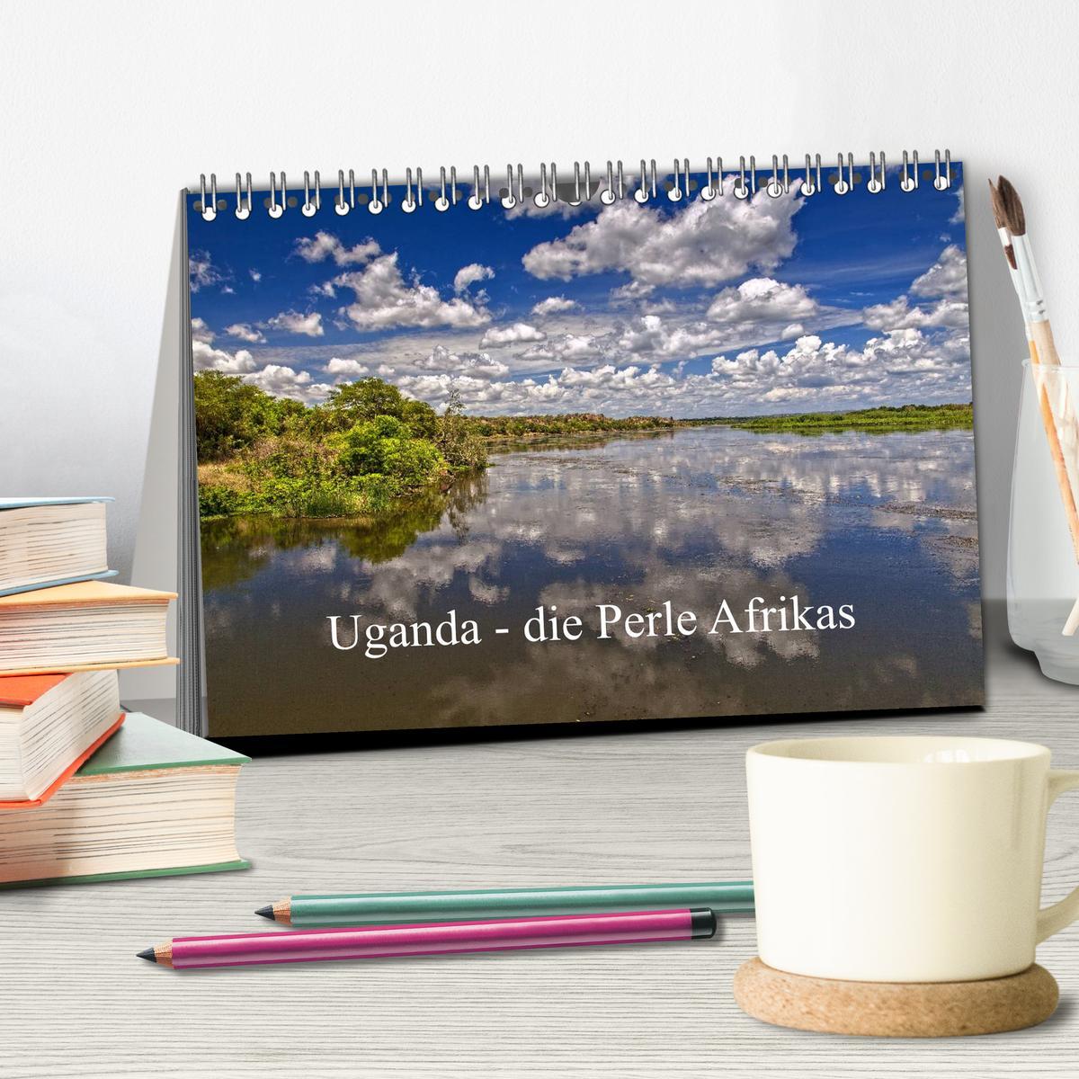 Bild: 9783435602155 | Uganda - die Perle Afrikas (Tischkalender 2025 DIN A5 quer),...