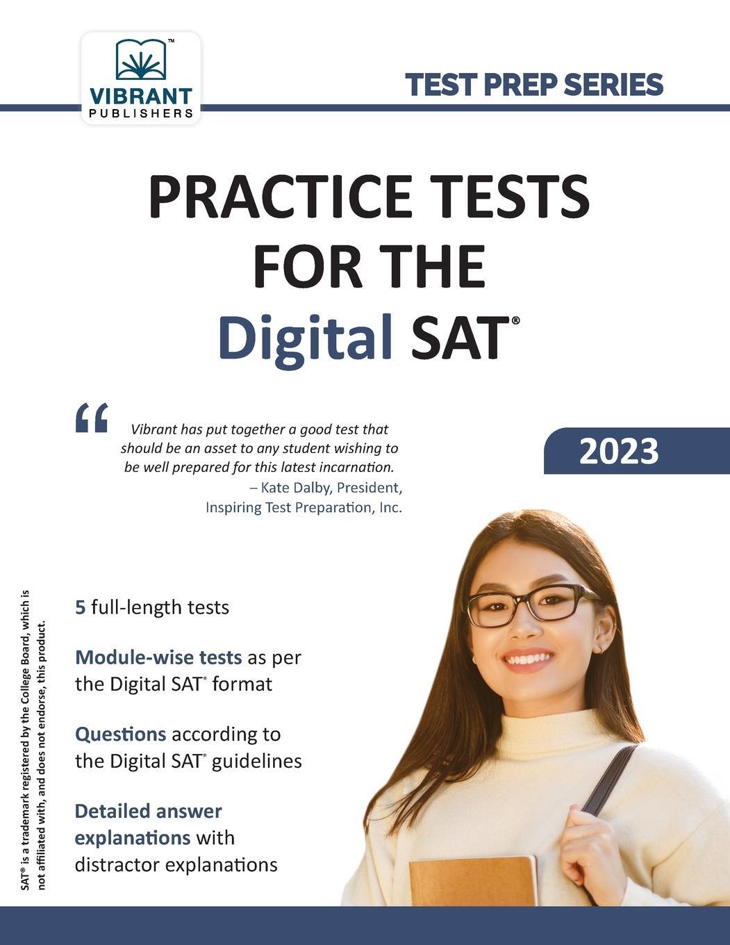 Cover: 9781636511573 | Practice Tests for the Digital SAT | Vibrant Publishers | Taschenbuch