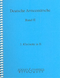 Cover: 9790202592083 | Deutsche Armeemärsche II - 3. Klarinette in B | Broschüre | 72 S.