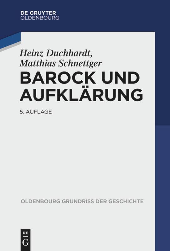 Cover: 9783486767308 | Barock und Aufklärung | Heinz Duchhardt (u. a.) | Taschenbuch | 2015