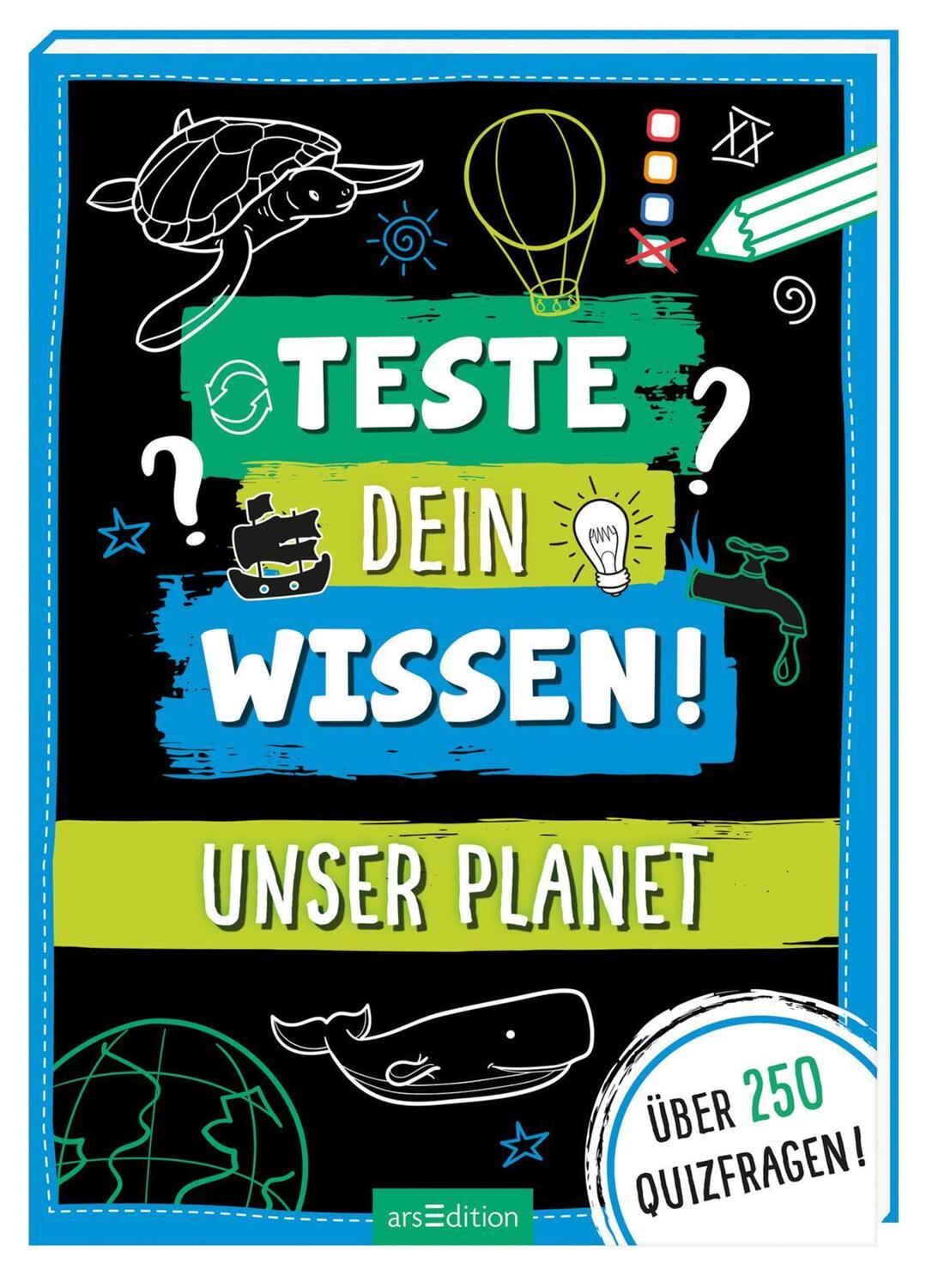 Cover: 9783845840437 | Teste dein Wissen! Unser Planet | Über 250 Quizfragen! | Philip Kiefer