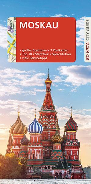 Cover: 9783961414512 | Go Vista: Reiseführer Moskau | Mit Faltkarte und 3 Postkarten | Rybak