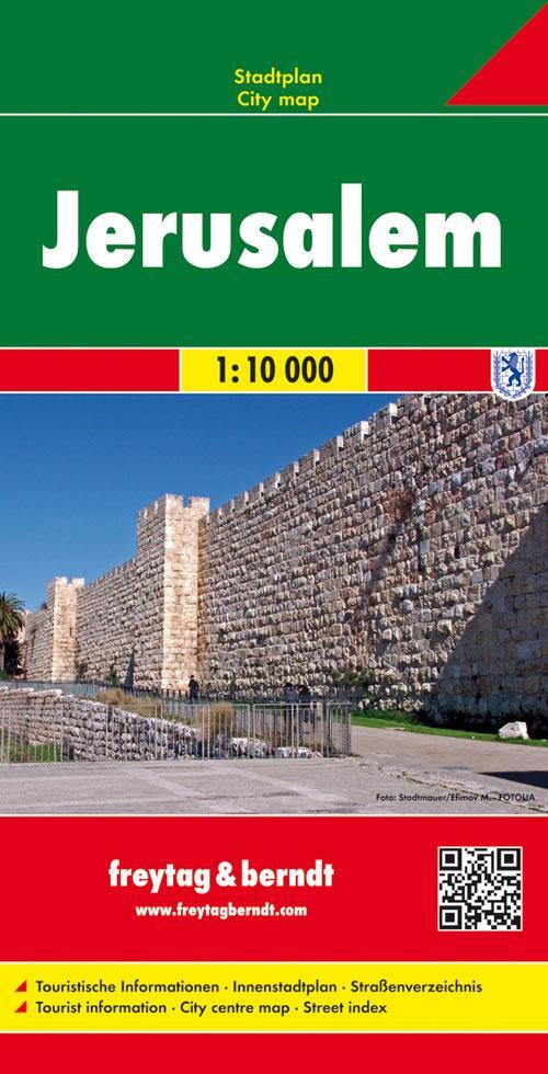 Cover: 9783707907896 | Jerusalem 1 : 10 000. Stadtplan | (Land-)Karte | Deutsch | 2019