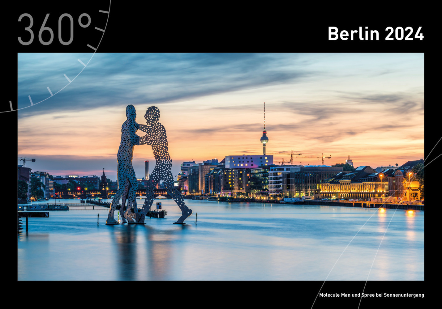 Cover: 9783968553375 | 360° Berlin Premiumkalender 2024 | Jan Becke | Kalender | 14 S. | 2024