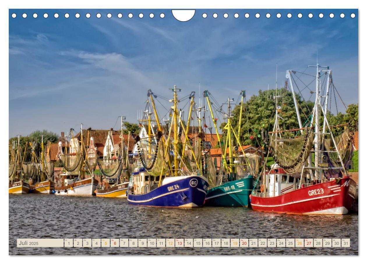 Bild: 9783435433940 | Reise an die Nordsee - Greetsiel (Wandkalender 2025 DIN A4 quer),...