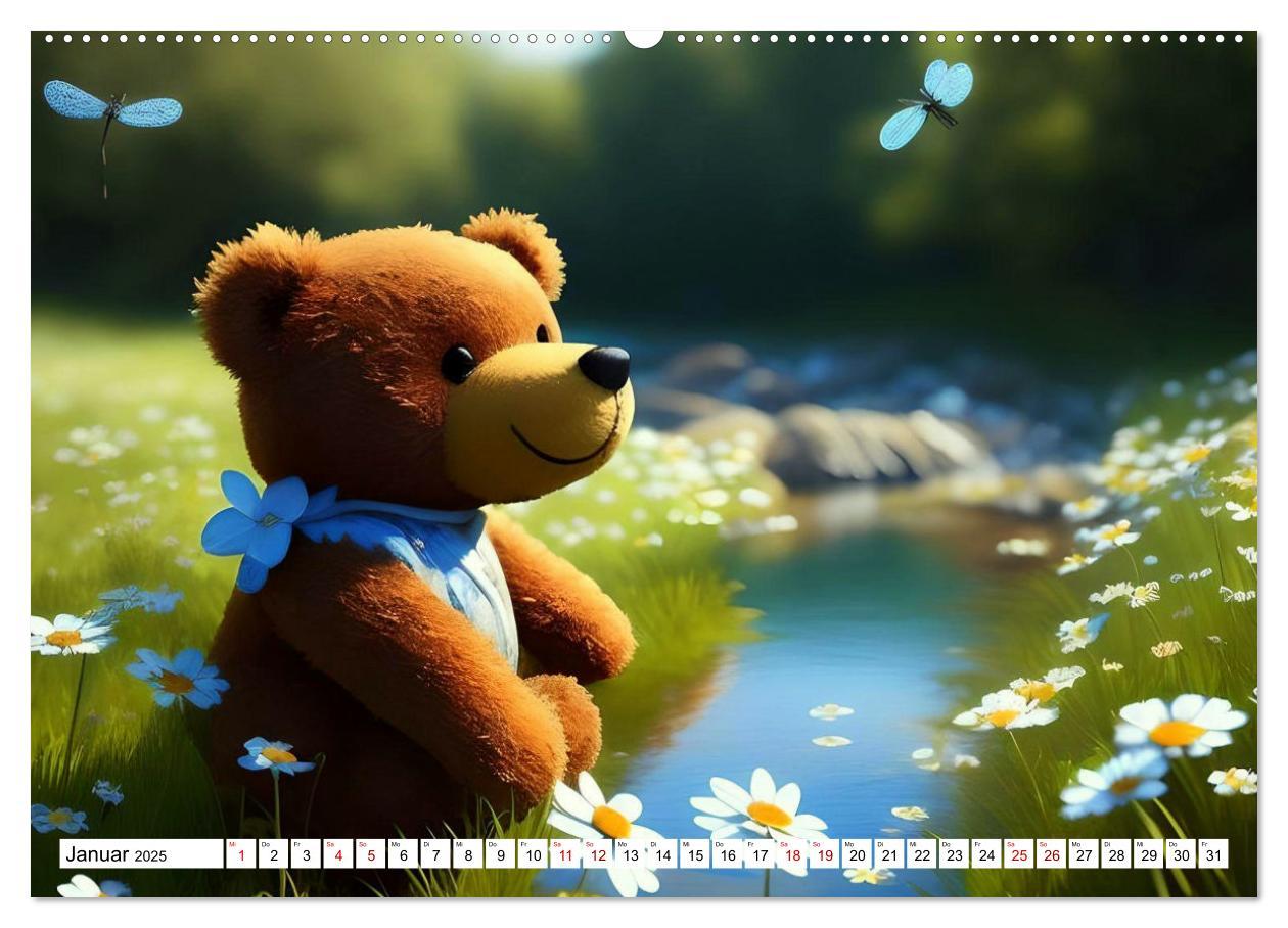 Bild: 9783383881435 | Sommerbärchen (hochwertiger Premium Wandkalender 2025 DIN A2 quer),...