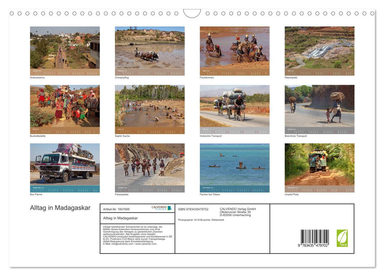 Bild: 9783435479702 | Alltag in Madagaskar (Wandkalender 2025 DIN A3 quer), CALVENDO...