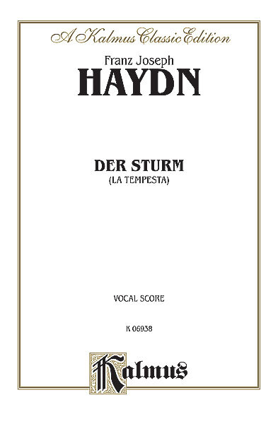 Cover: 29156066890 | Der Sturm La Tempesta | Franz Joseph Haydn | Klavierauszug | 1985