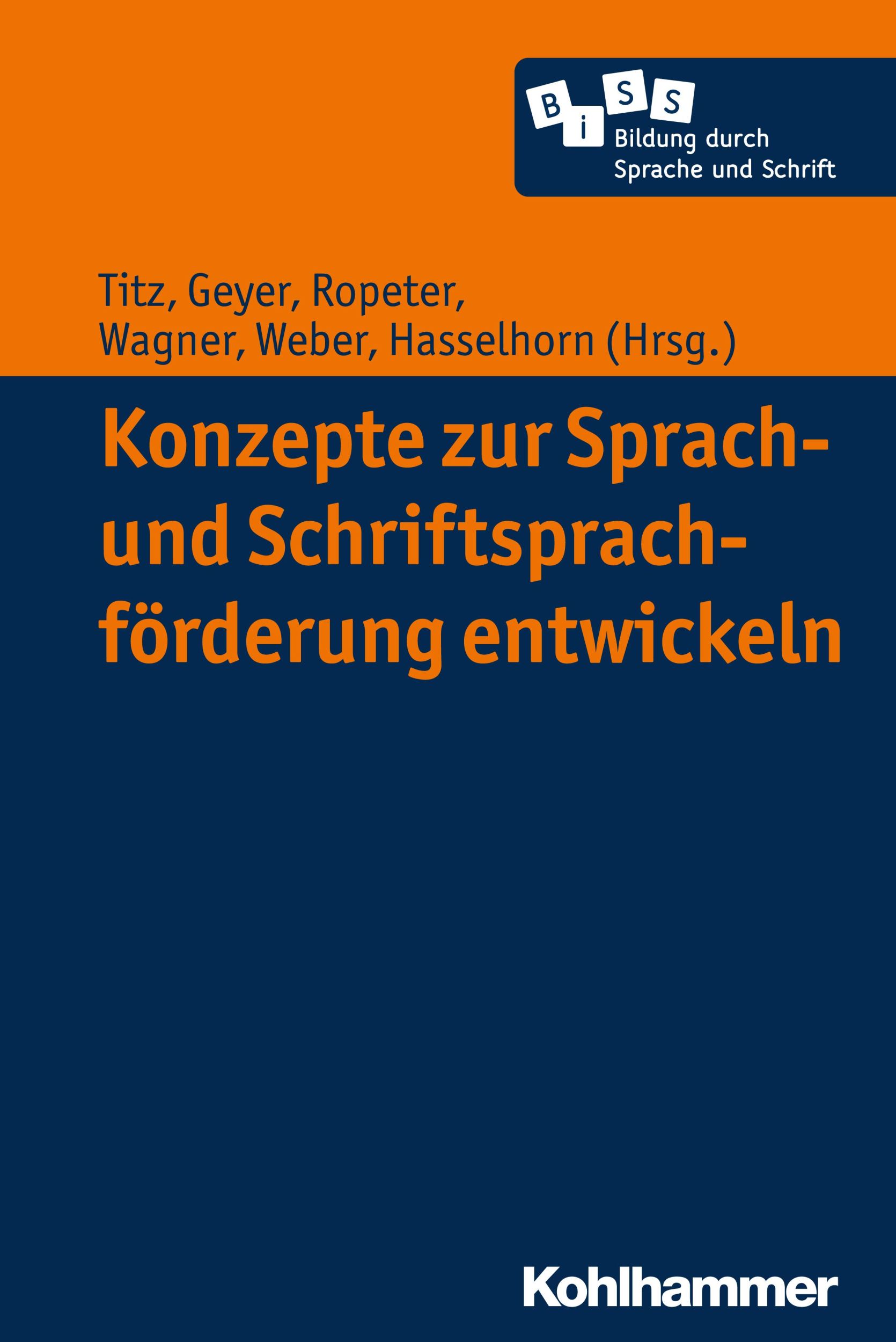 Cover: 9783170320932 | Konzepte zur Sprach- und Schriftsprachförderung entwickeln | Cora Titz