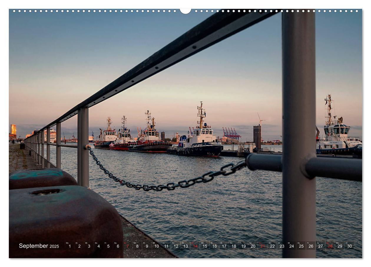 Bild: 9783435293148 | Hamburg Hafen (Wandkalender 2025 DIN A2 quer), CALVENDO Monatskalender