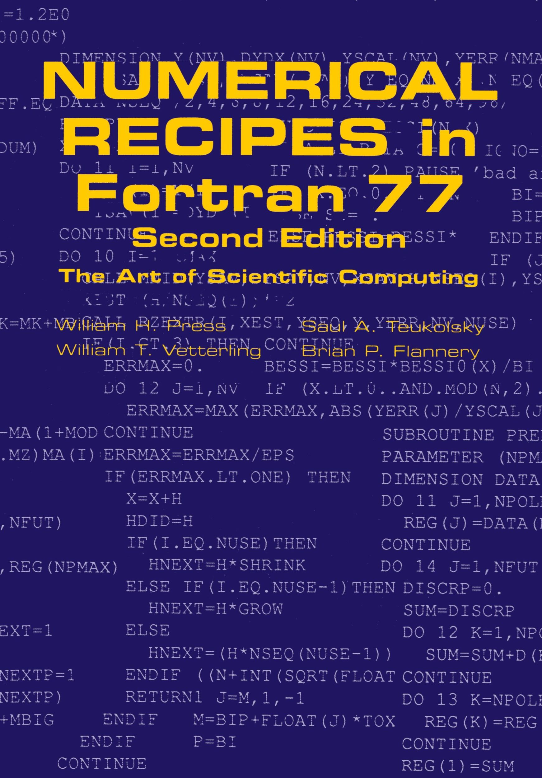 Cover: 9780521430647 | Numerical Recipes in FORTRAN 77 | William H. Press | Buch | Englisch