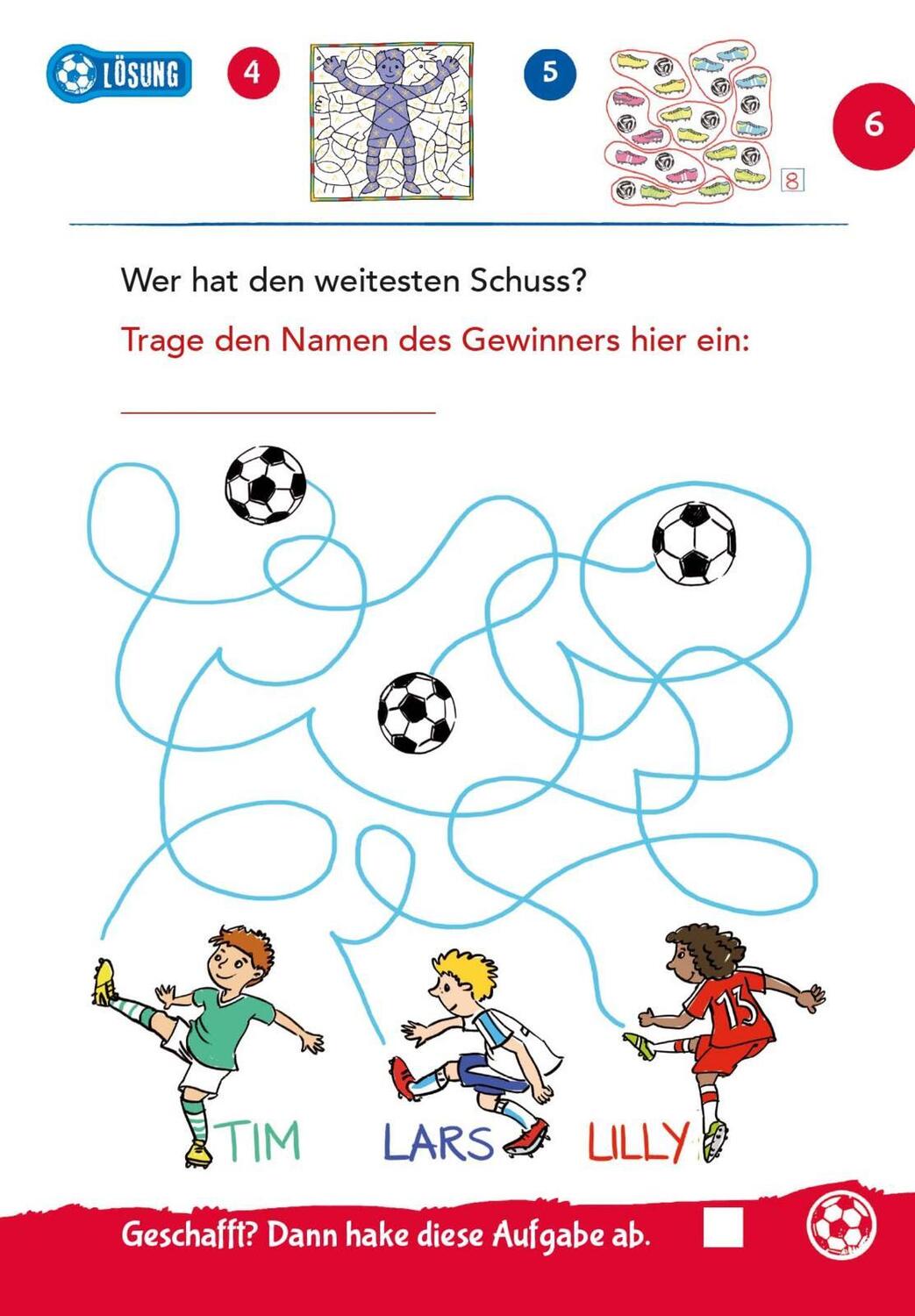 Bild: 9783551189578 | Mein bunter Fußball-Mitmachblock | ab 5 Jahre | Cordula Thörner | Buch