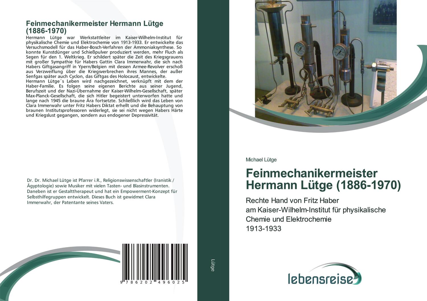 Cover: 9786202496025 | Feinmechanikermeister Hermann Lütge (1886-1970) | Michael Lütge | Buch