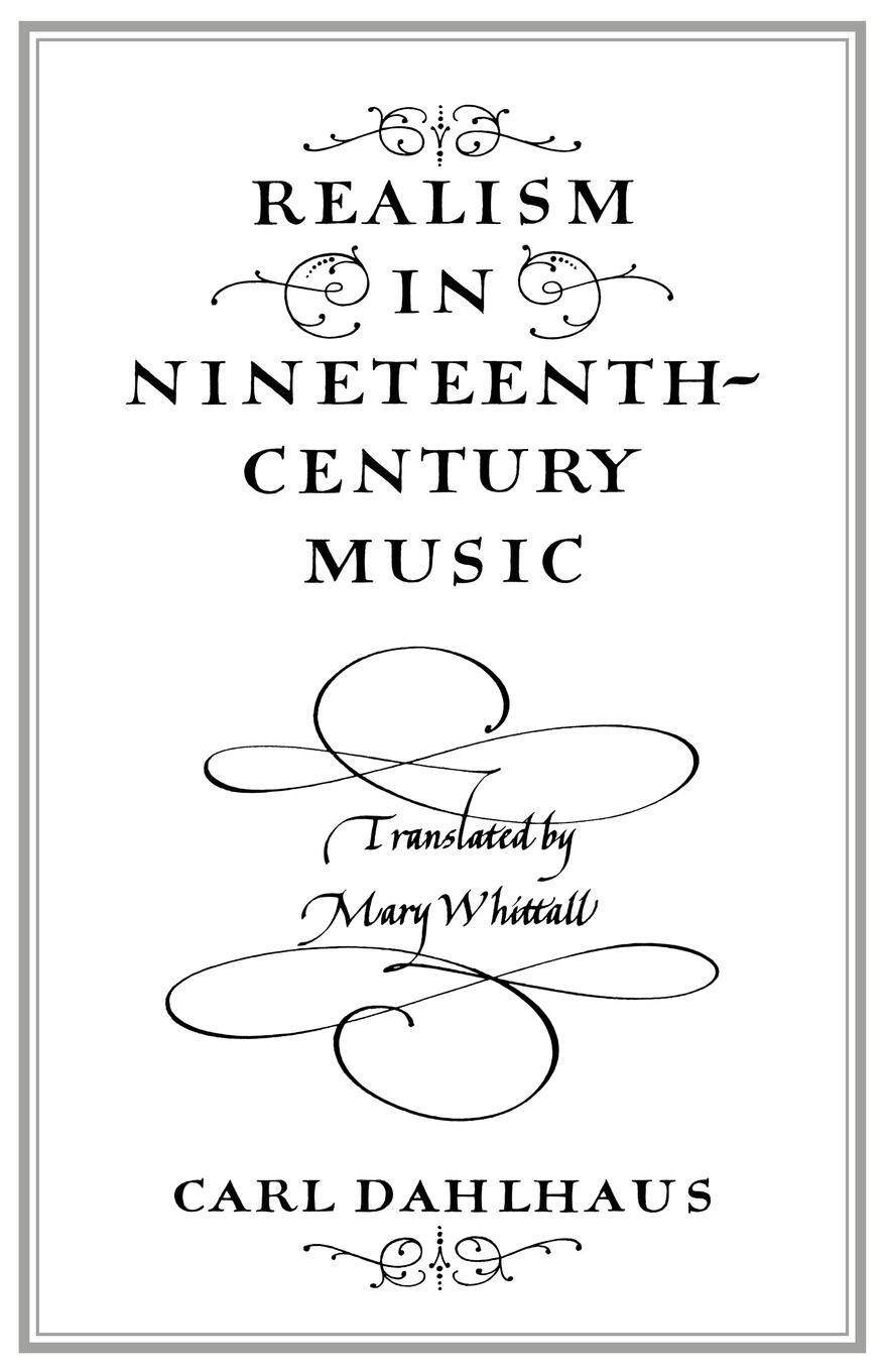 Cover: 9780521278416 | Realism in Nineteenth-Century Music | Carl Dahlhaus | Taschenbuch
