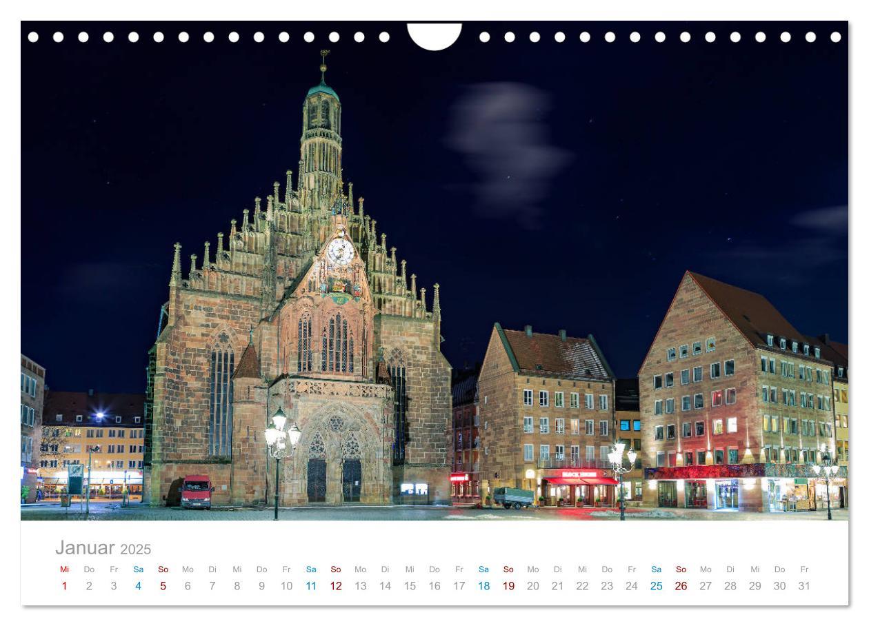 Bild: 9783435246830 | Nürnberg - Stadt der Brücken und Geschichte (Wandkalender 2025 DIN...