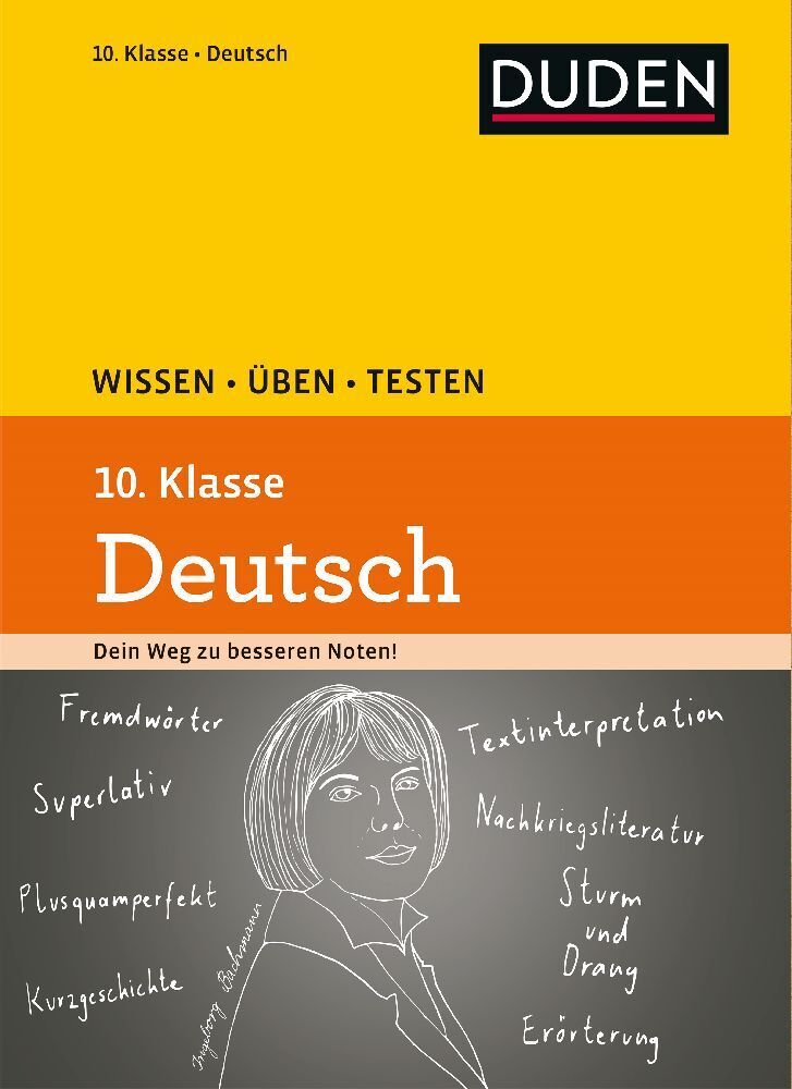 Cover: 9783411724246 | Duden Wissen - Üben - Testen: Deutsch 10. Klasse | Anja Steinhauer