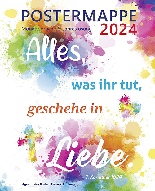 Cover: 9783760036793 | Postermappe 2024 | Monatssprüche und Jahreslosung | Deutsch | 2023