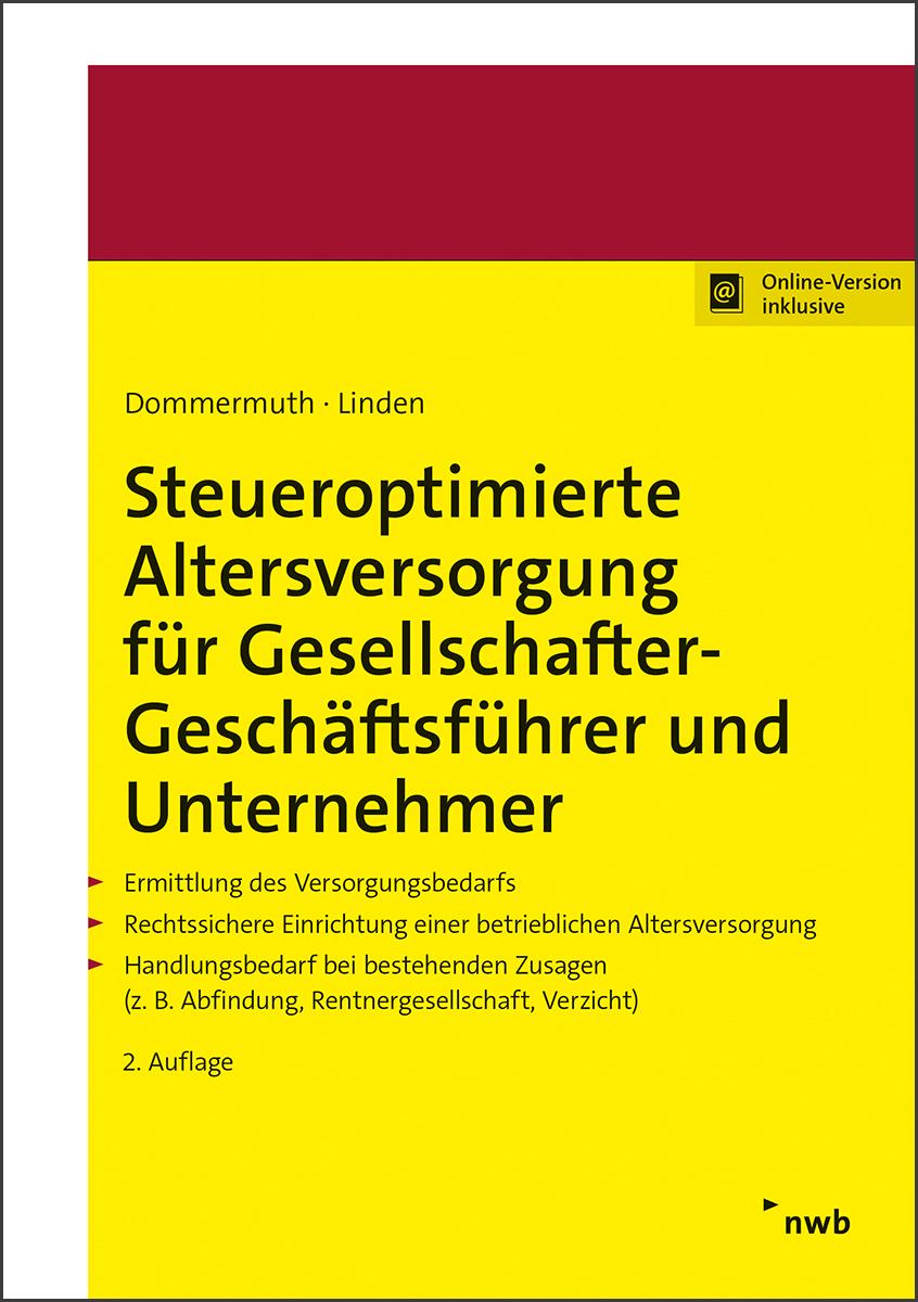 Cover: 9783482645525 | Steueroptimierte Altersversorgung für...