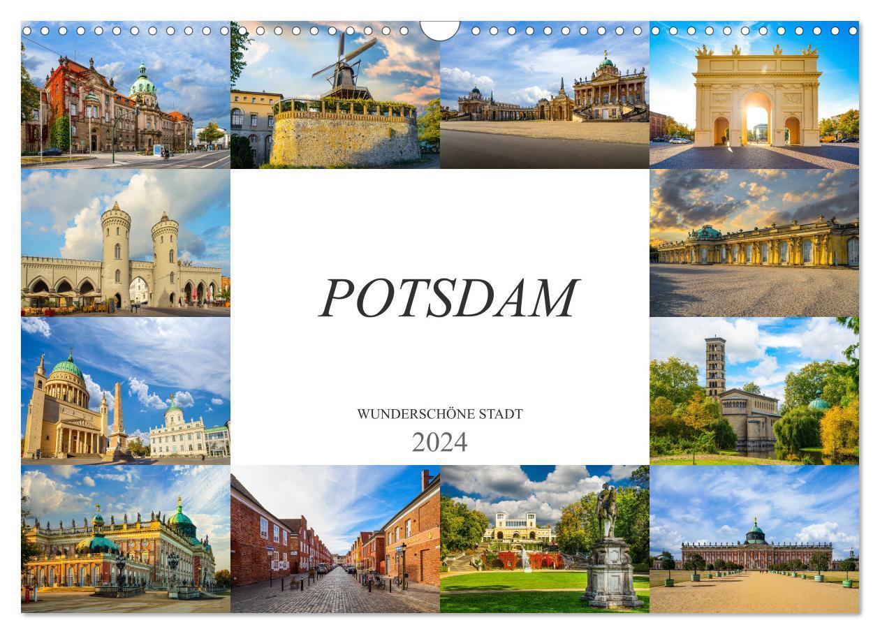 Cover: 9783675455245 | Potsdam Wunderschöne Stadt (Wandkalender 2024 DIN A3 quer),...