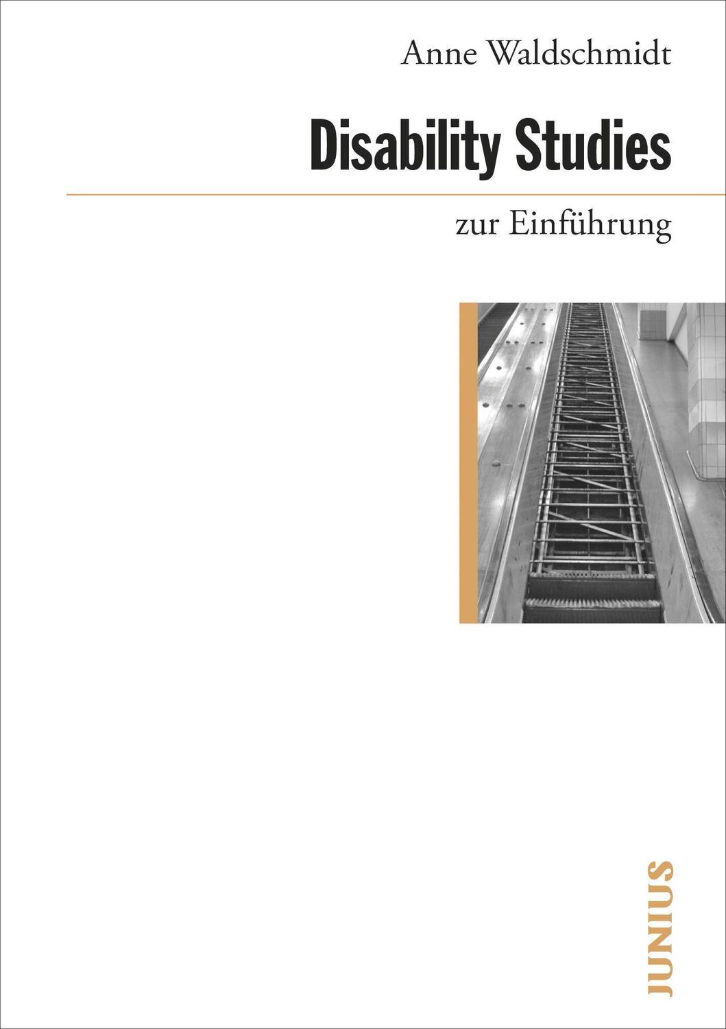Cover: 9783960603191 | Disability Studies zur Einführung | Anne Waldschmidt | Taschenbuch