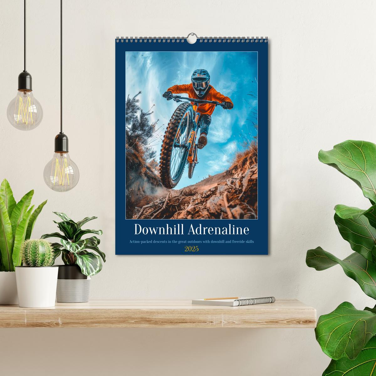 Bild: 9781325978588 | Downhill Adrenaline (Wall Calendar 2025 DIN A3 portrait), CALVENDO...