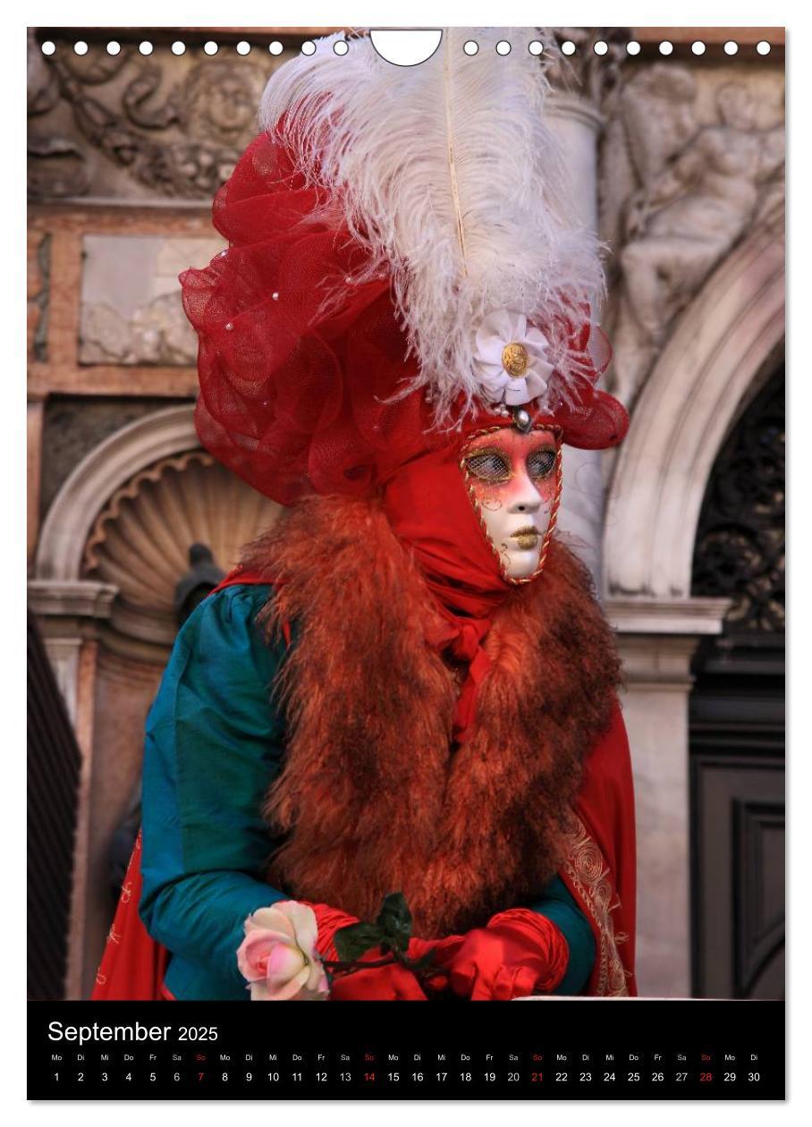 Bild: 9783457087596 | Karneval in Venedig - Phantasievolle Masken (Wandkalender 2025 DIN...