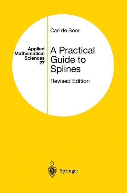 Bild: 9780387953663 | A Practical Guide to Splines | Carl de Boor | Buch | XVIII | Englisch