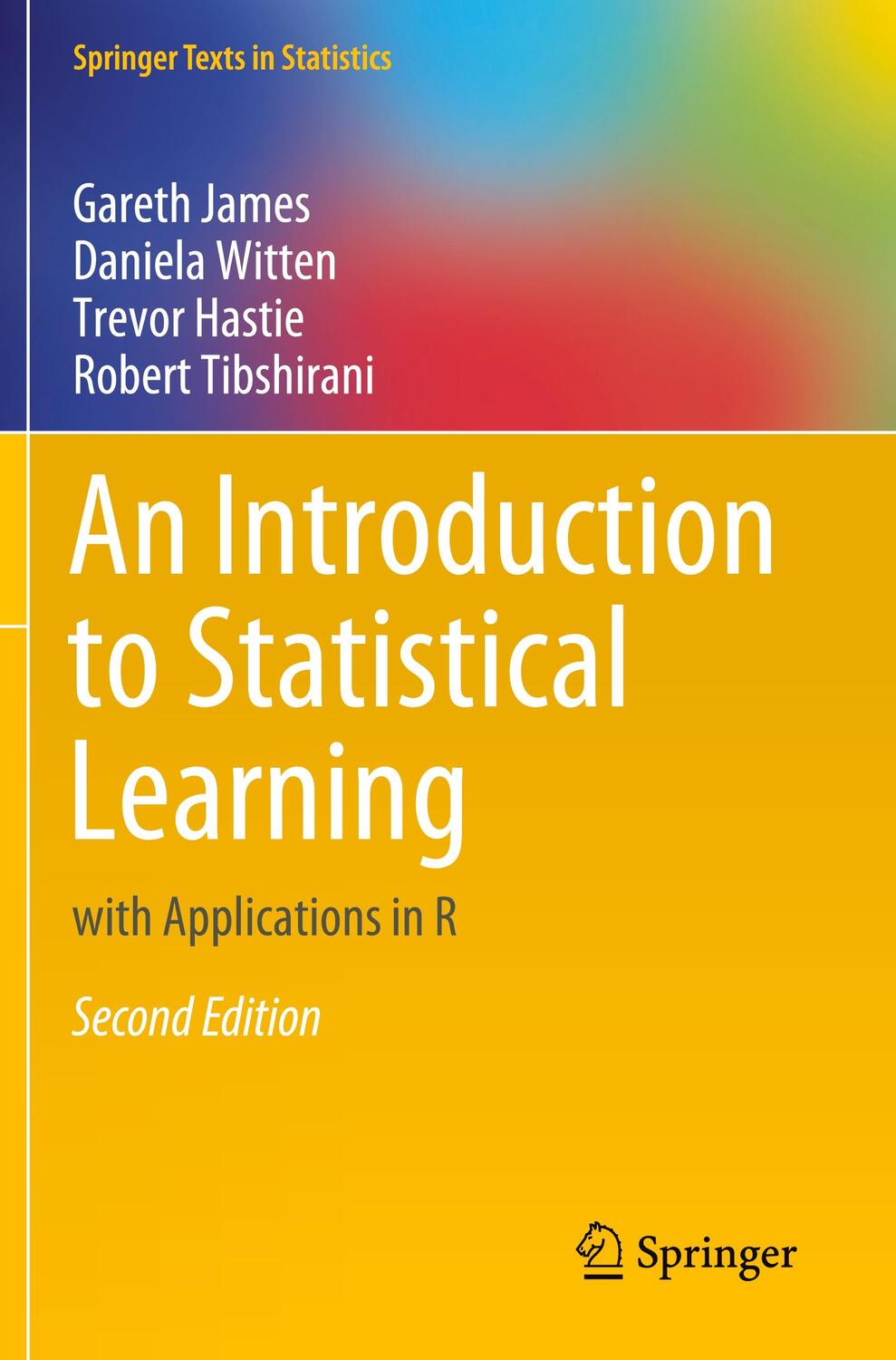Cover: 9781071614204 | An Introduction to Statistical Learning | with Applications in R