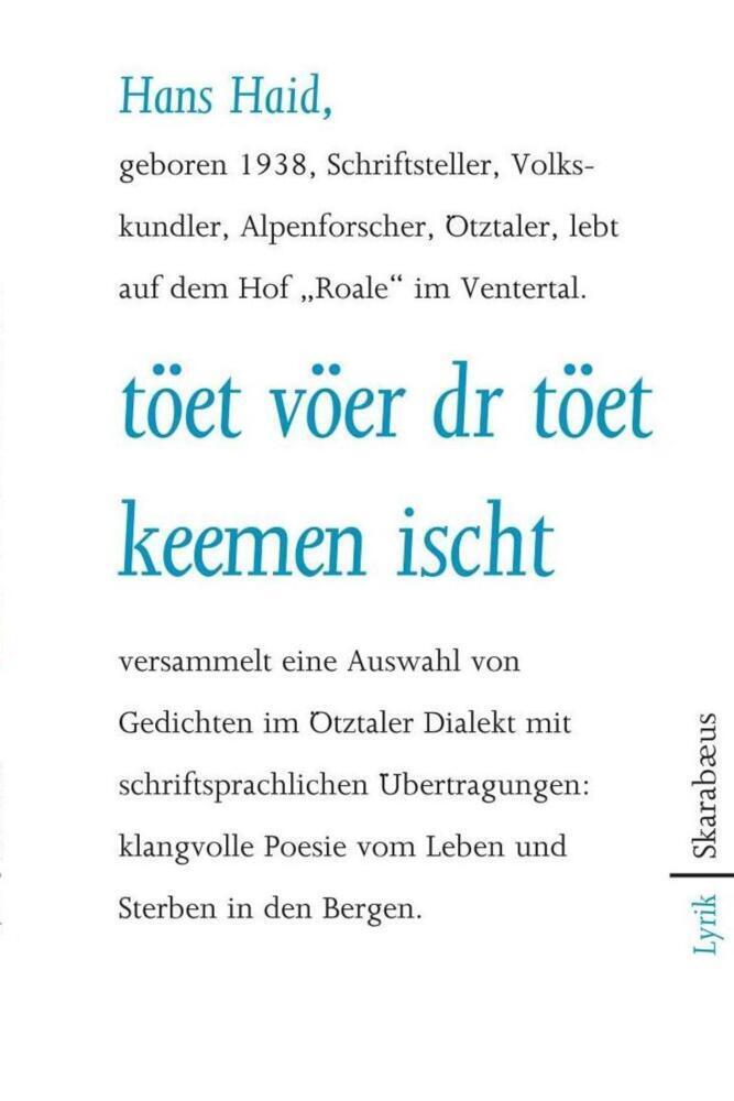 Cover: 9783708232058 | töet vöer dr töet keemen ischt, m. Audio-CD | Hans Haid | Taschenbuch